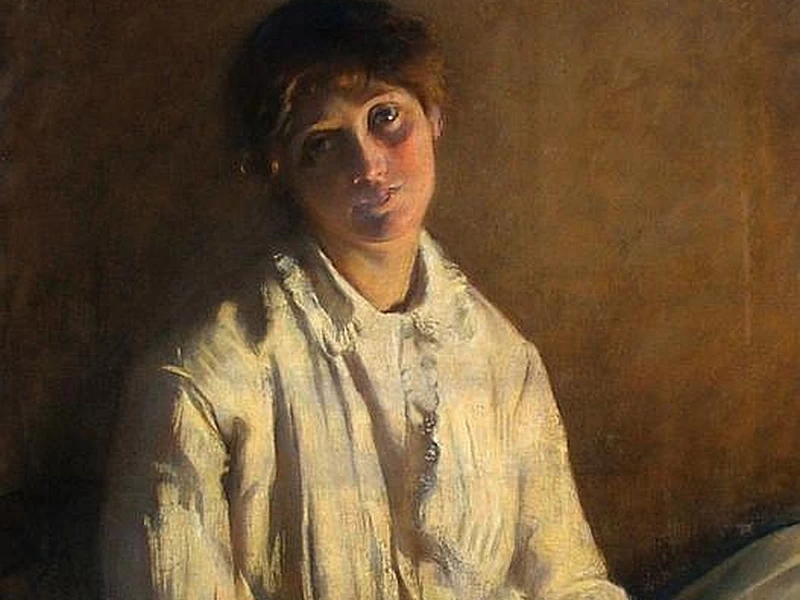 1858-Carl Frederick von Saltza - Ritratto di signora